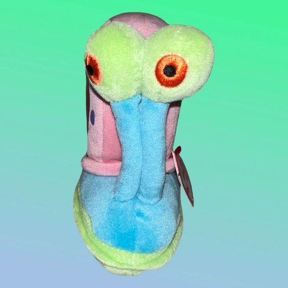 NWT 2006 Ty Beanie Babies Gary The Snail Plush Spongebob Squidward Plush - Picture 2 of 5